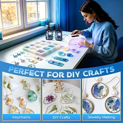 UV Resin 500g, Crystal Clear UV Resin Glue - Image 6