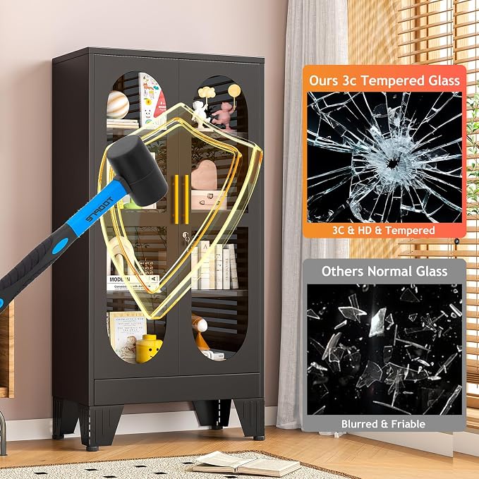 47" H Locking Display Cabinet - Image 6