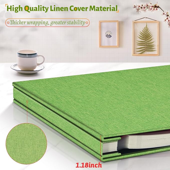 Artfeel Photo Album Self Adhesive Scrapbook, 60 Pages Large Photo Book - Image 5