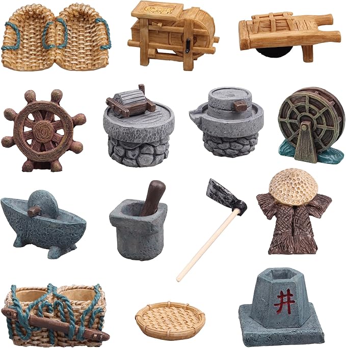 Cayway Mini Fairy Garden Accessories Kit, Style B by Cayway