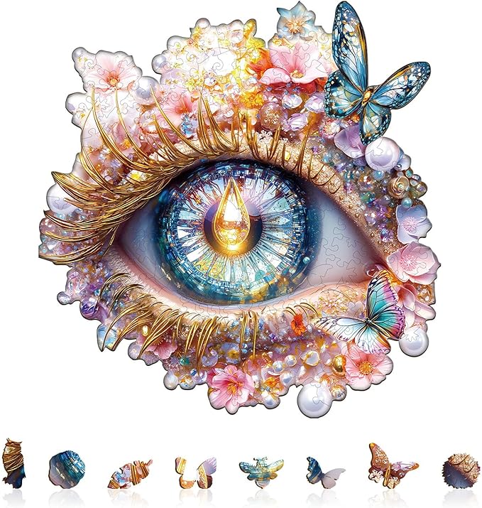 Eden Eye Puzzles Adults Gifts Wooden 175 Pieces 11.4 * 10.5in by Jollitot