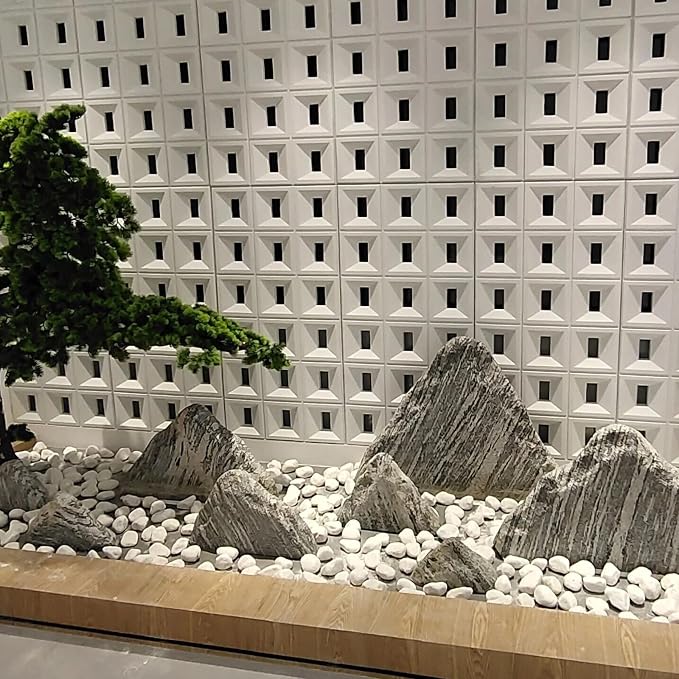FANTIAN 20 lbs White Rocks for Landscaping, 2-3 Inch Large River Rocks. - Image 4