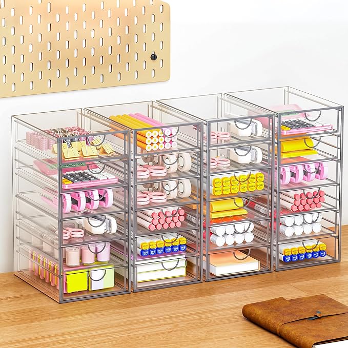 Acrylic Makeup Organizer with 19 Drawers, Storage Drawer Organizer | Bathroom - Image 4