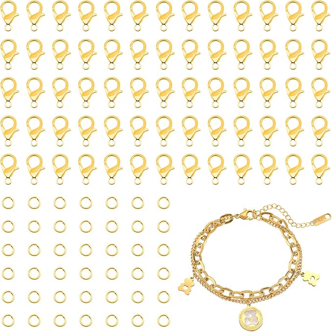 FENGWANGLI Necklace Clasp for Jewelry Making, Bracelet and Keychains by FENGWANGLI