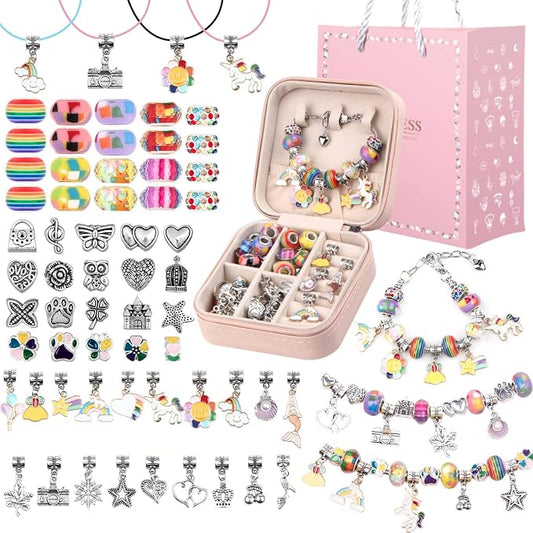 UFU Charm Bracelet Making Kit, Jewelry Making Kit Craft Gift by UFU