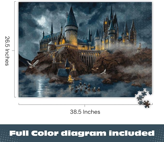 Ceaco - Thomas Kinkade - Harry Potter - Hogwart's Castle - 1500 Piece Jigsaw - Image 2