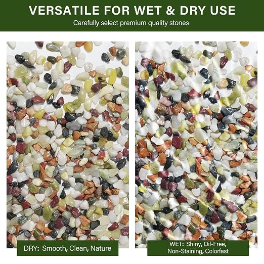 NUPICK 3 lbs Pebbles for Indoor Plants, 3/8 Inch Pea Gravel for Fish Tank - Image 7