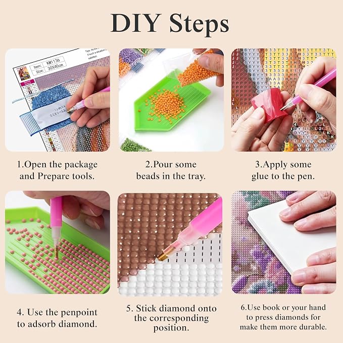 CHWGLFGG 5D Full Round Drill Diamond Painting Kit - Image 8