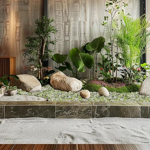 Pulovin 10 lbs Jade Pebbles for Indoor Plants, Decorative Pebbles for Bamboo - Image 7
