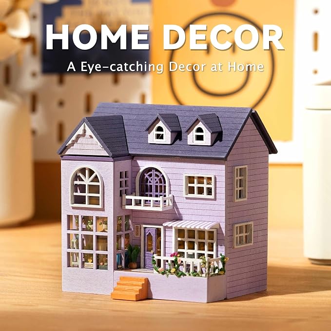 Flever Dollhouse Miniature DIY House Kit Creative Room - Image 9