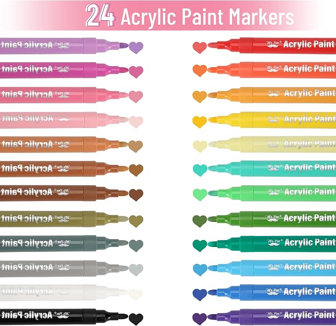 Mr. Pen- Acrylic Paint Markers, 24 Pack, Paint Pens - Image 2