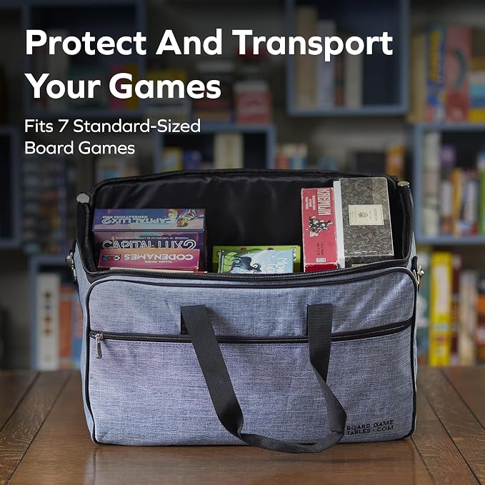 Board Game Bag - Fits 7 Standard-Sized Boxes - Carry - Padded - Image 2