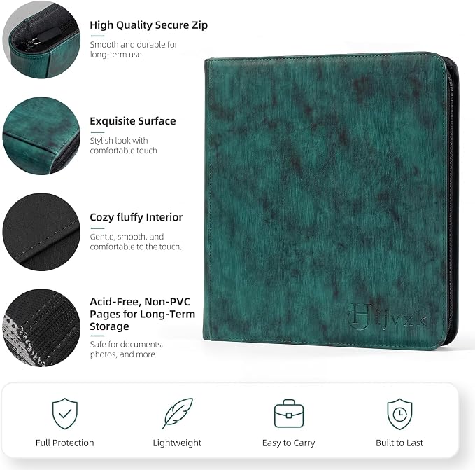 Card Binder 12 Pocket, Premium 720 Double Sided Pocket Collection Binder - Image 5