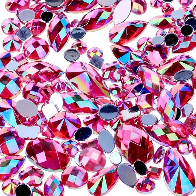 1400PCS Rainbow AB Colorful Gems Rhinestones Jewels by Unknown