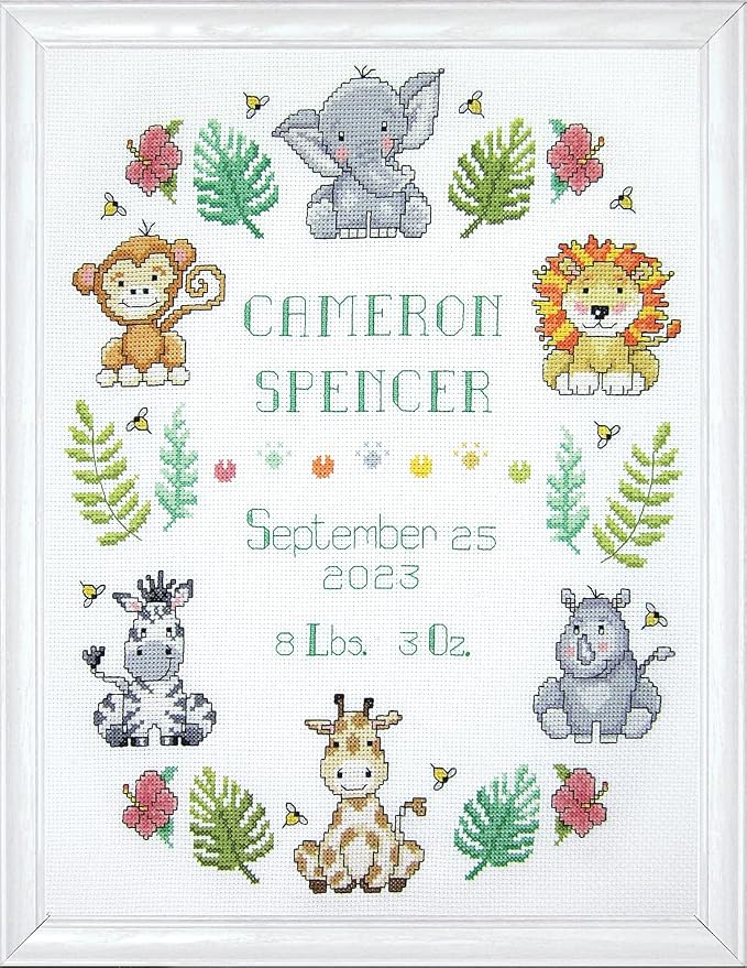 Design Works Crafts in The Jungle Counted Cross Stitch Kit by Design+Works+Crafts