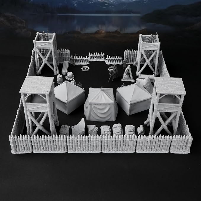 AUSPDICE AF676 Medieval Military Camp RPG Terrain Set - Image 4