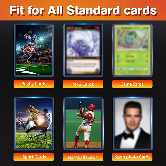 400 Card Sleeves, Hard Plastic Card Protectors - Image 5