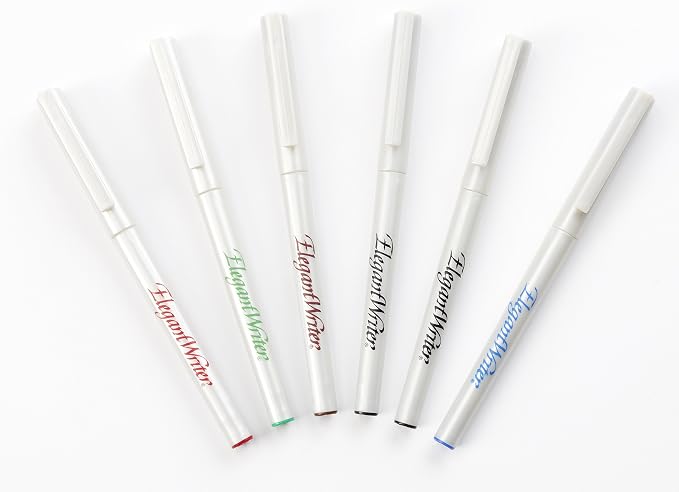 Speedball 2882 Elegant Writer 6 Medium Calligraphy Markers Set - Image 3