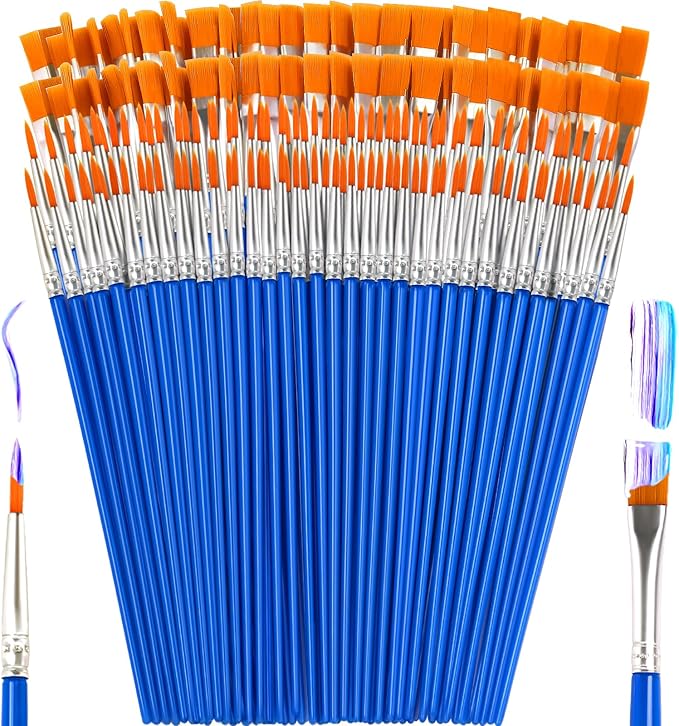 Small Paint Brushes Bulk by ZRLEI