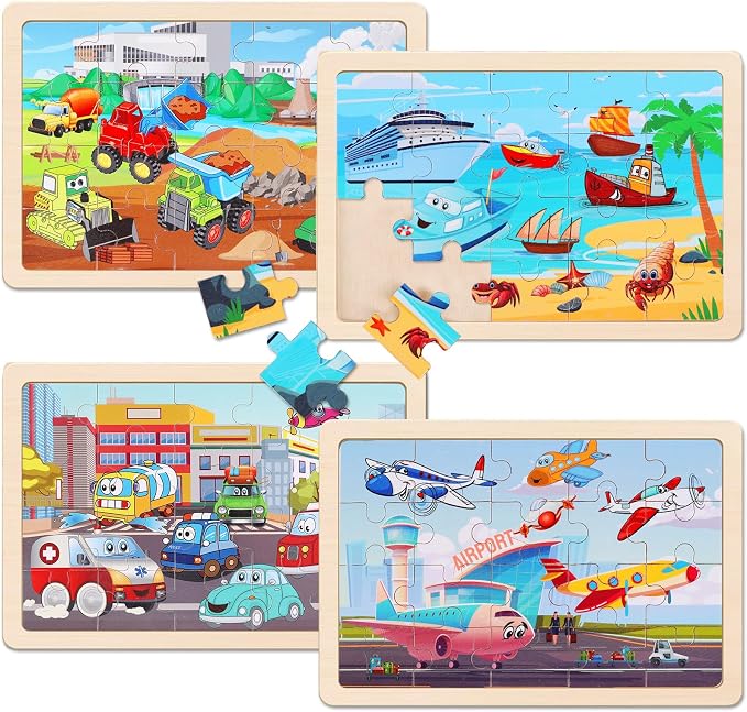 Wooden Educational Jigsaw Puzzles - Image 2