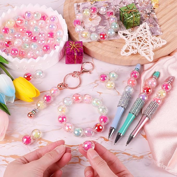 100 Pcs Beads for Pens - 16mm Focal Beads for Beadable Pens - Image 3