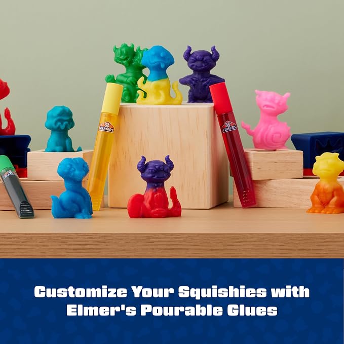 Elmer's Squishies Mix and Match, Kids DIY Activity, Squishy Toys Kit, Creates 4 - Image 5