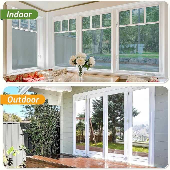 LUTE One Way Window Privacy Film, Window Tint, 35.4" x 157.4" | Sun Blocking UV - Image 8