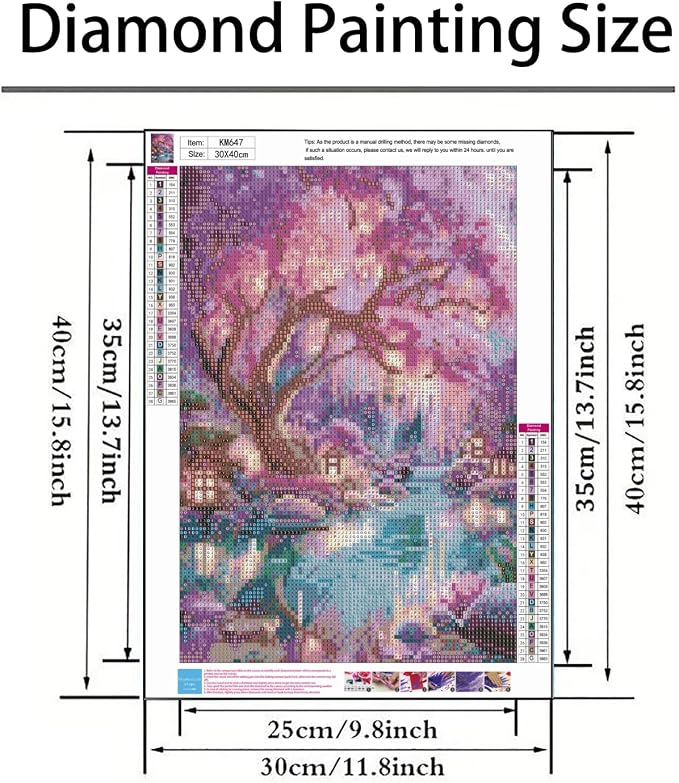 Diamond Paintings Kits for Beginners, Full Round Drill Diamond Arts Kits for - Image 5