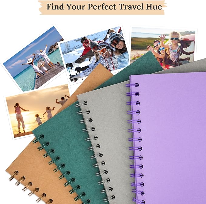 Scrapbook 7x7 Inch DIY Scrapbook Album Hardcover Kraft Paper 40 pages/20 sheets - Image 7
