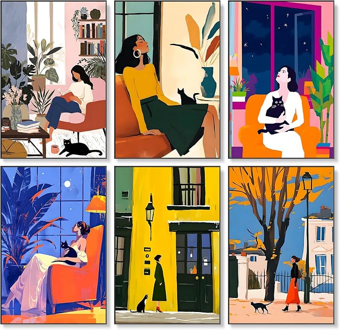 Okarina 6 Pack Paint by Numbers Kit by Okarina