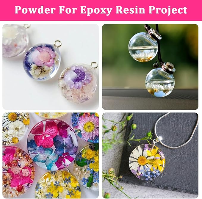 1000 Pcs Mini Dried Flowers for Resin, Small Dried Flowers for Crafts Resin - Image 8