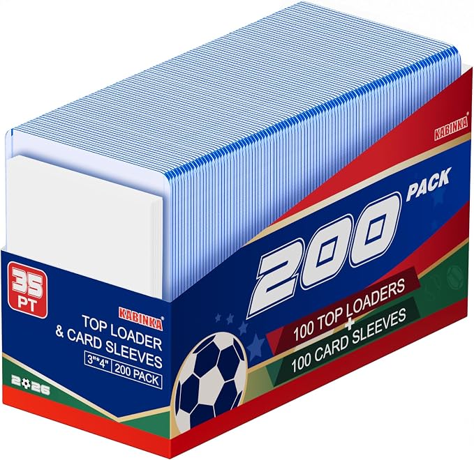 Kabinka 200 Card Sleeves Top Loaders by Kabinka