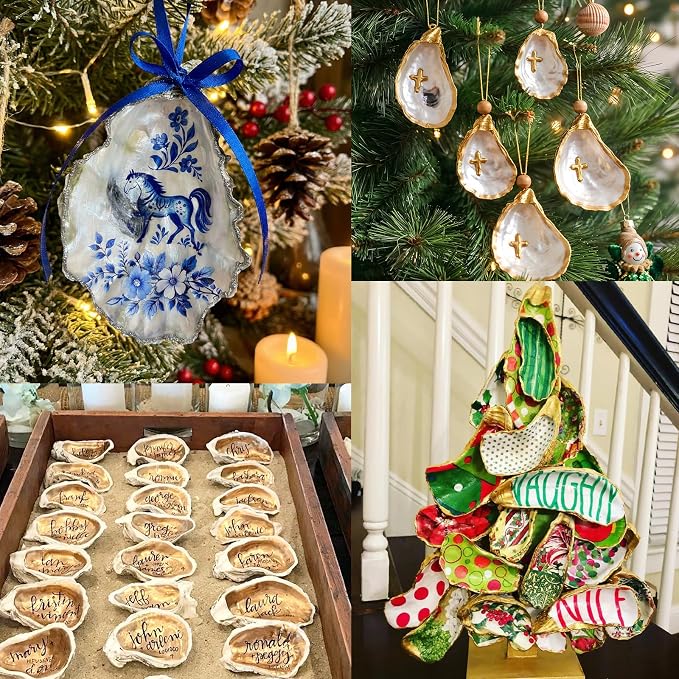 30Pcs 5-6 Inch Concave Large Oyster Shells - Image 7