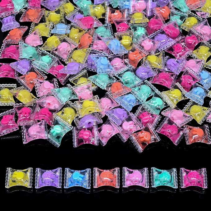 100+ pcs Candy Bulk Assorted Cute Kandi Beads by YuSheng