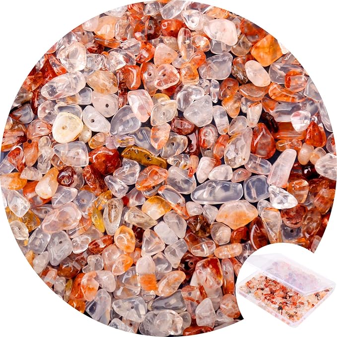 456 PCs Natural Chip Stone Beads, 5-8mm Irregular Multicolor Gemstones Loose by BONNY+BOXX