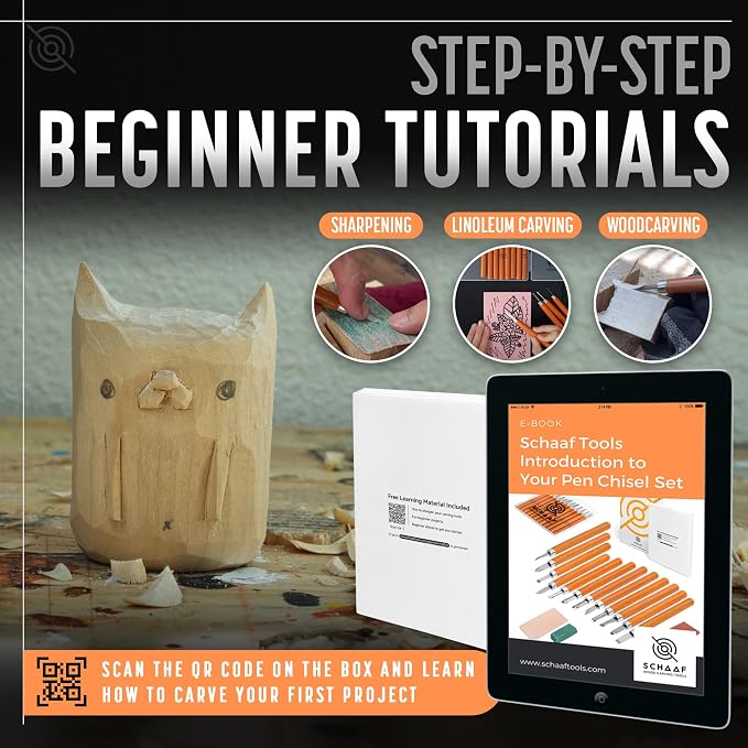 Beginner-Friendly Wood Carving Kit, Linoleum Carving, and Woodworking - Image 2