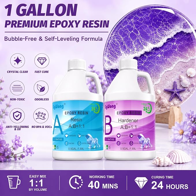 SigWong Epoxy Resin 1 Gallon - Image 2