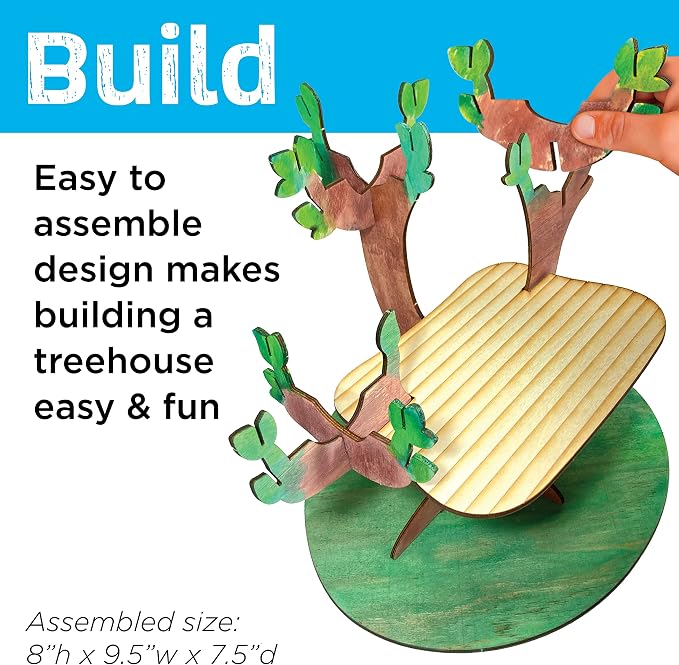 Creativity for Kids Build and Grow Tree House Craft Kit - Image 5