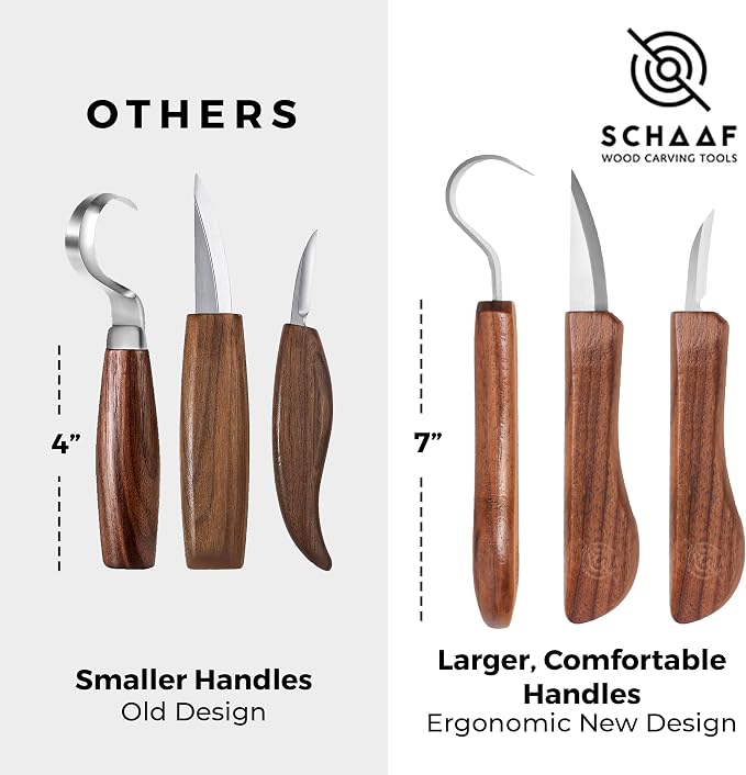 Beginner-Friendly Wood Carving Kit, Spoon Carving Knife, Basswood Blocks - Image 4