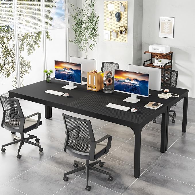 Tribesigns 78.7 Inches Extra Long Computer Desk 2 Person Desk, Double Long Desk - Image 7