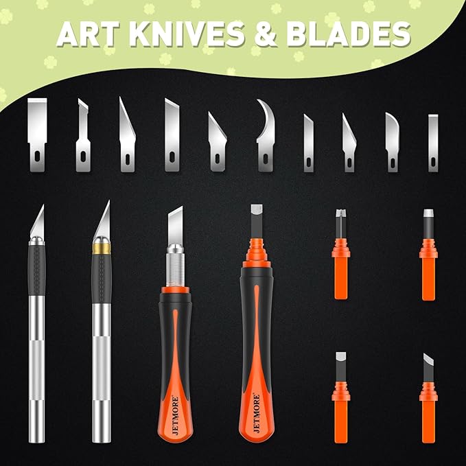 JETMORE Exacto Knife, 22-Piece Exacto Knife Set, Hobby Knife - Image 5