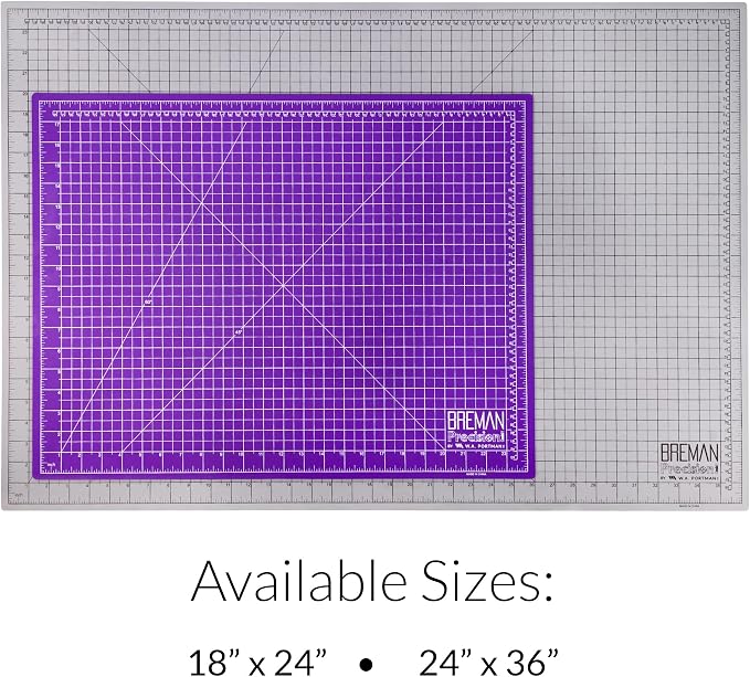 Breman Precision 24x36 Inch Self Healing Cutting Mat – 2-Sided 5-Ply PVC - Image 6