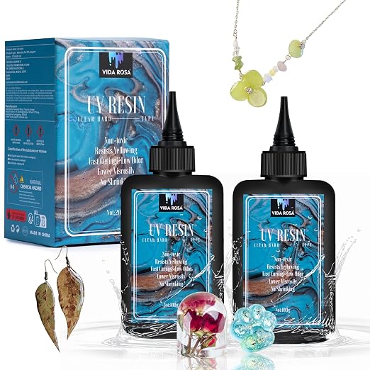 VIDA ROSA 200G UV Resin Upgraded Low Viscosity and Low Shrinkage Kit by VidaRosa