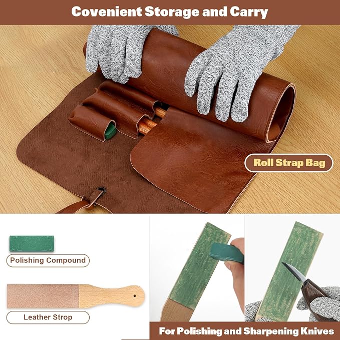 Wood Carving Tools, Wood Whittling Kit - Image 3