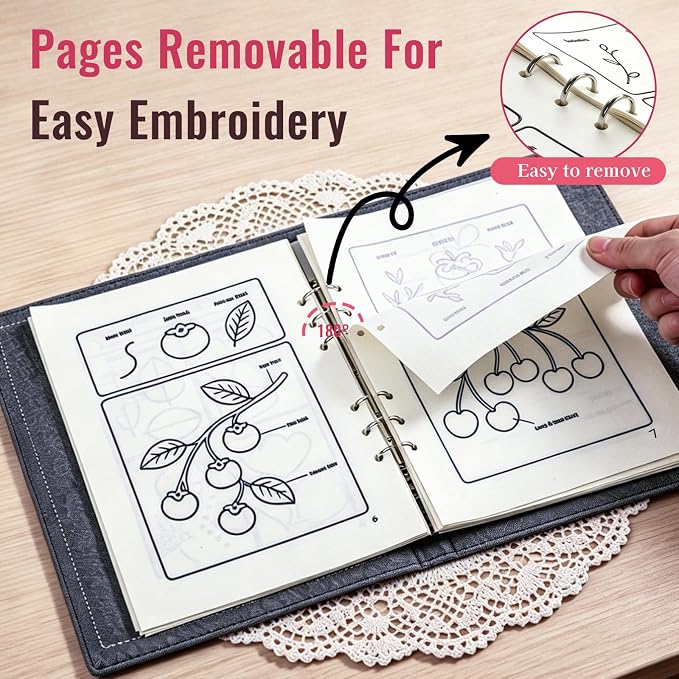 Msvphink Embroidery Stitch Book - Image 6