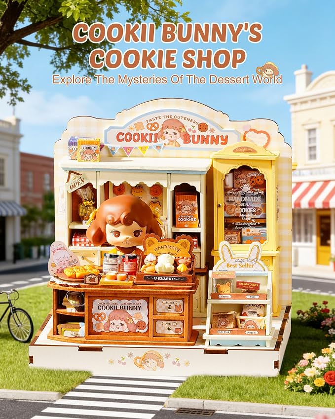Rolife DIY Miniature House Kit for Adults, Mini Wooden Dollhouse Kit, Tiny - Image 2
