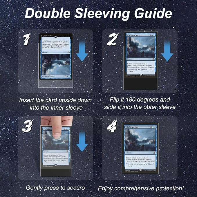 300 Pack Card Sleeves, Perfect Fit Inner Sleeves Ideal - Image 5