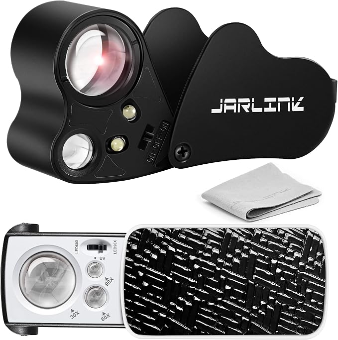 JARLINK 2 Pack Jewelers Loupe by JARLINK