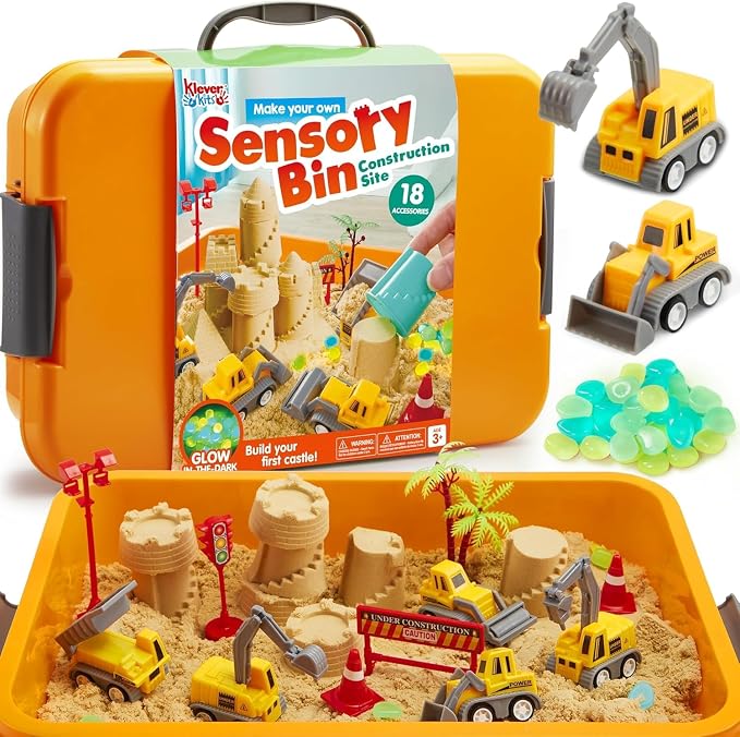 JOVA Klever Kits Construction Sensory Bin by KleverKits