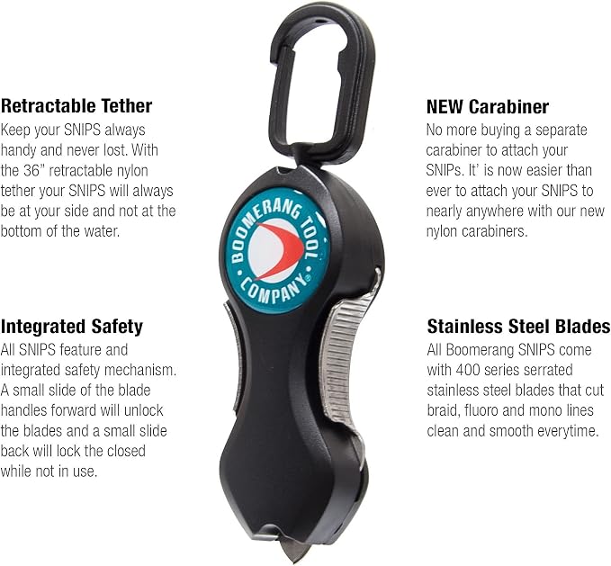 Boomerang Tool Company SNIP Fishing Line Cutters - Image 4